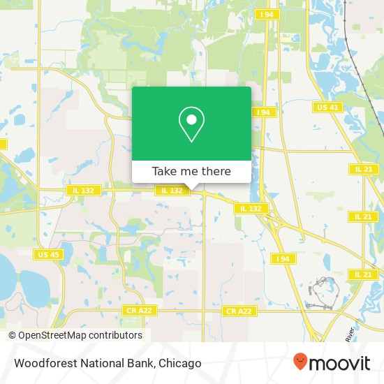 Woodforest National Bank map