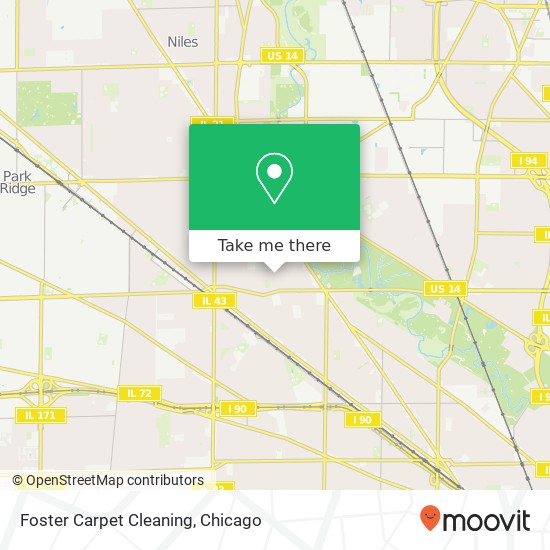 Foster Carpet Cleaning map