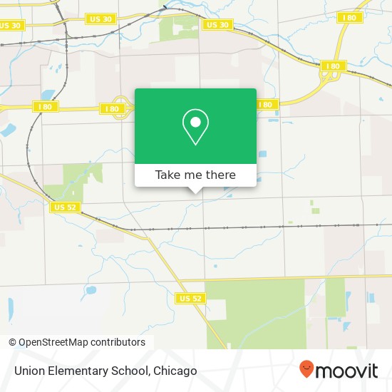 Union Elementary School map