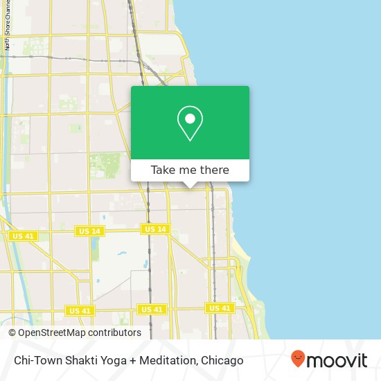 Mapa de Chi-Town Shakti Yoga + Meditation