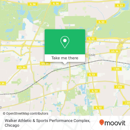 Walker Athletic & Sports Performance Complex map