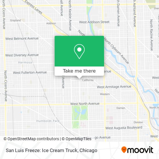 San Luis Freeze: Ice Cream Truck map