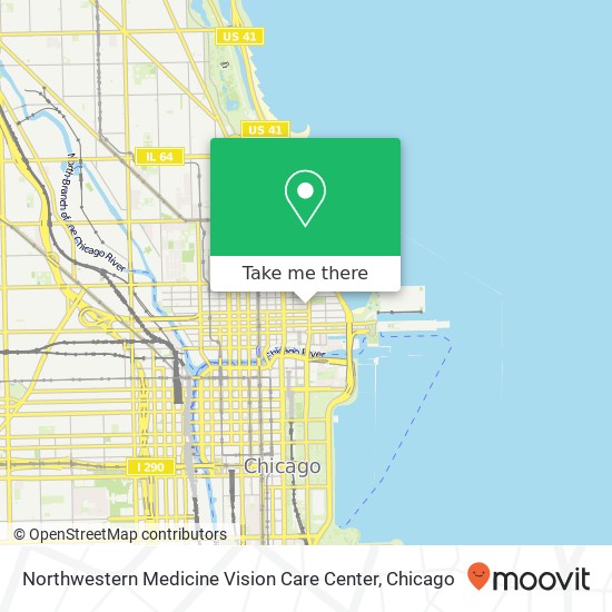 Mapa de Northwestern Medicine Vision Care Center