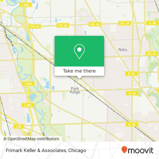 Frimark Keller & Associates map