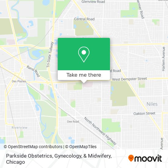 Parkside Obstetrics, Gynecology, & Midwifery map