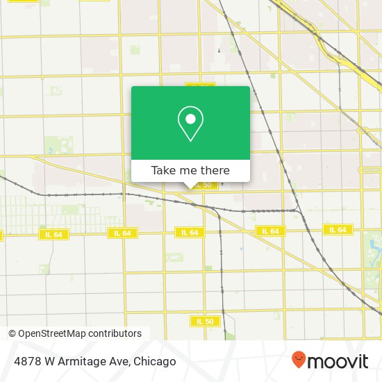 Mapa de 4878 W Armitage Ave