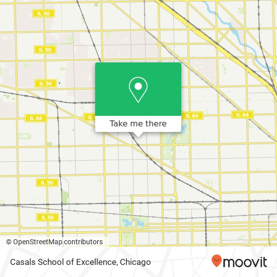 Casals School of Excellence map