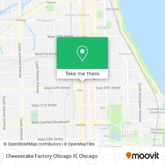 Cheesecake Factory Chicago Ill map