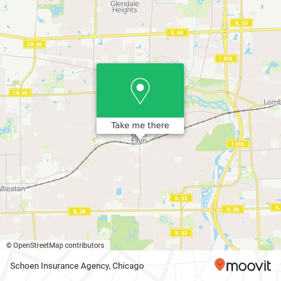 Schoen Insurance Agency map