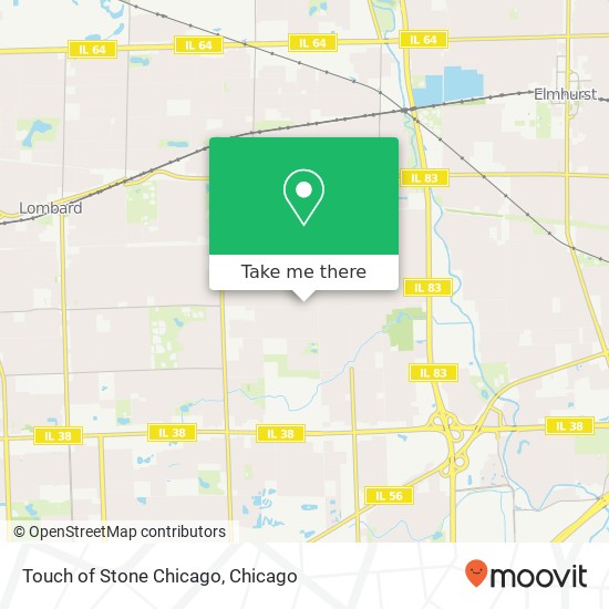 Mapa de Touch of Stone Chicago