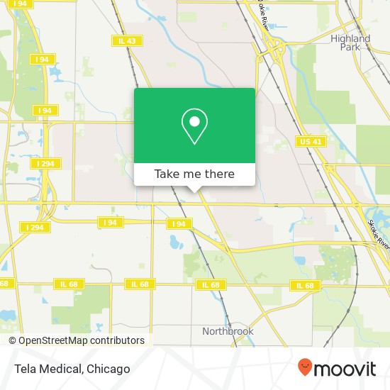 Tela Medical map