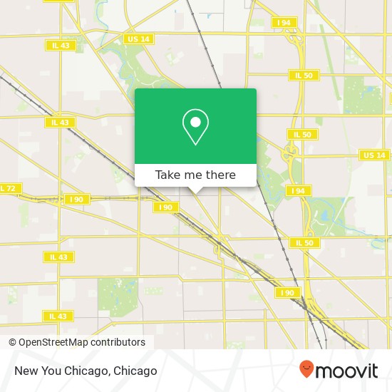 New You Chicago map