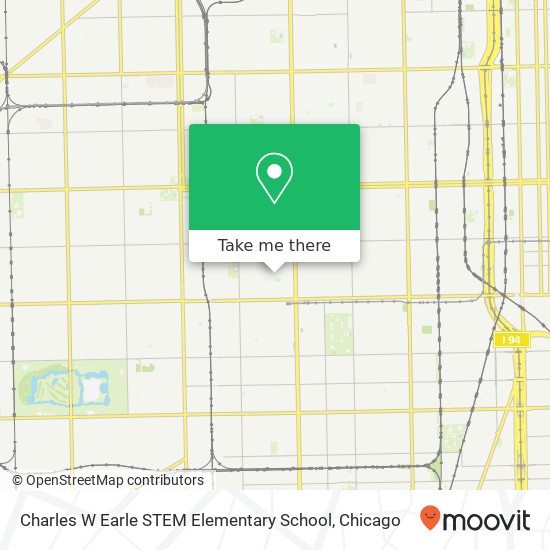 Mapa de Charles W Earle STEM Elementary School