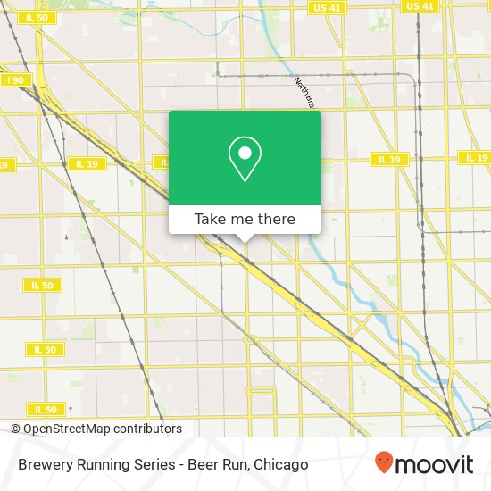 Brewery Running Series - Beer Run map