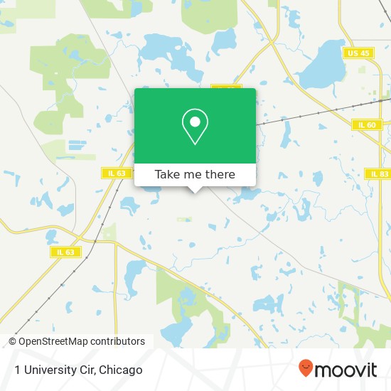 1 University Cir map