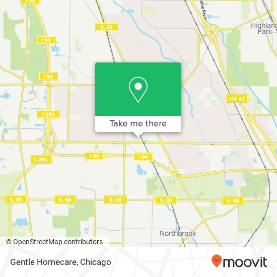 Gentle Homecare map