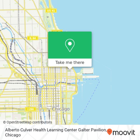 Alberto Culver Health Learning Center Galter Pavilion map