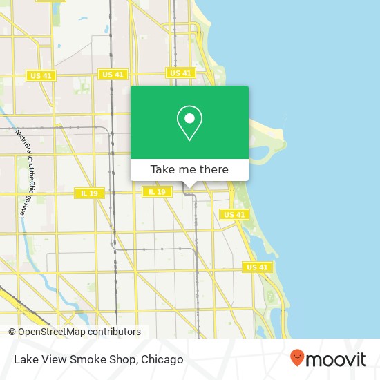 Lake View Smoke Shop map