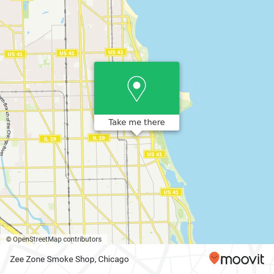 Mapa de Zee Zone Smoke Shop
