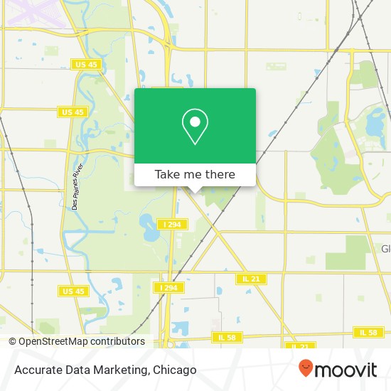 Accurate Data Marketing map