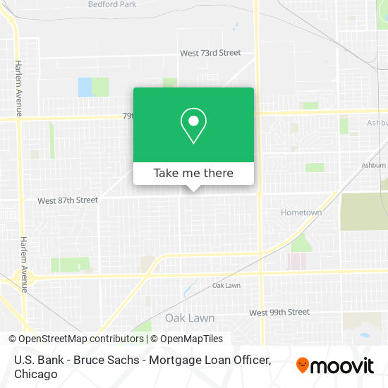 U.S. Bank - Bruce Sachs - Mortgage Loan Officer map