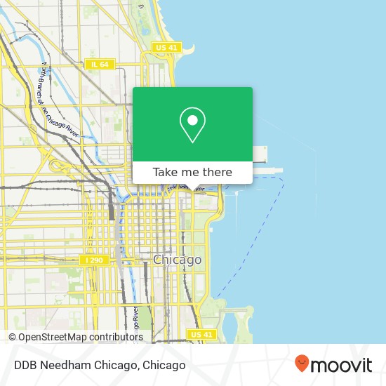 DDB Needham Chicago map