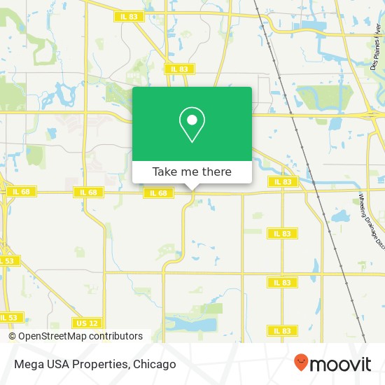 Mega USA Properties map