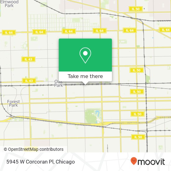 Mapa de 5945 W Corcoran Pl