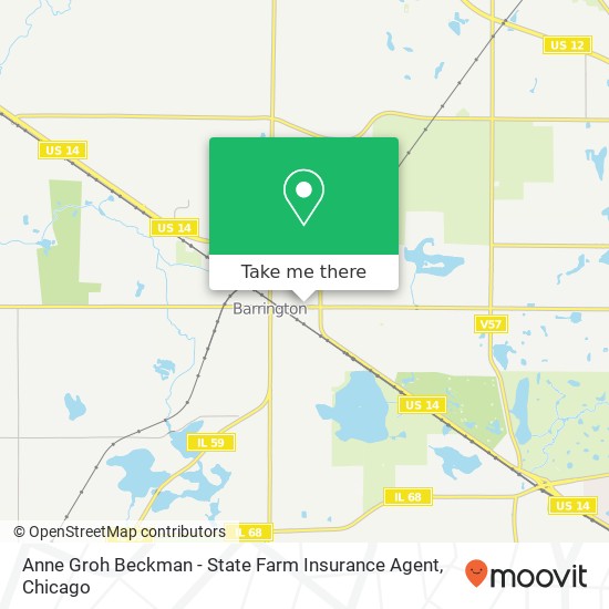 Anne Groh Beckman - State Farm Insurance Agent map