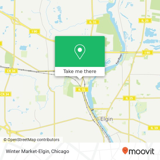 Mapa de Winter Market-Elgin