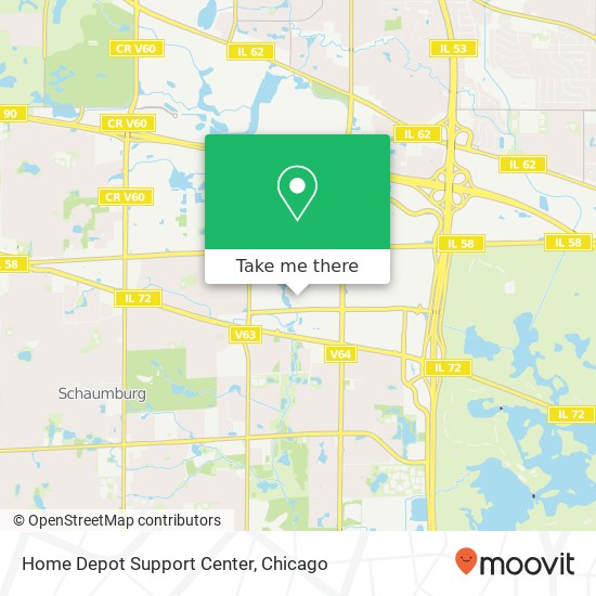 Home Depot Support Center map