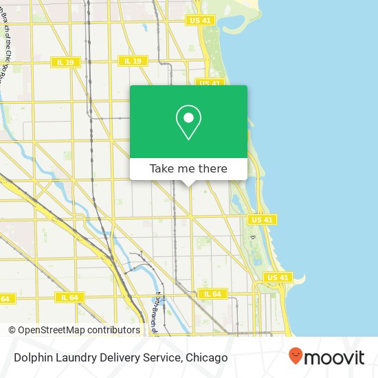 Dolphin Laundry Delivery Service map