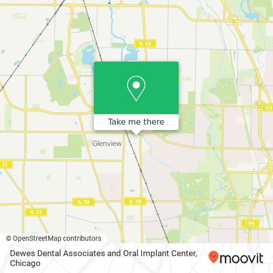 Dewes Dental Associates and Oral Implant Center map
