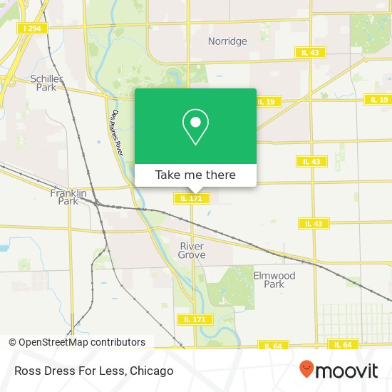 Mapa de Ross Dress For Less