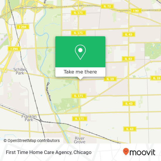 Mapa de First Time Home Care Agency