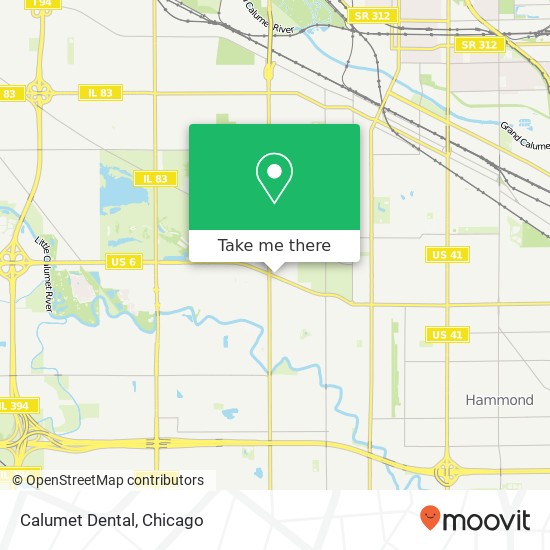 Calumet Dental map