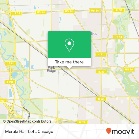 Meraki Hair Loft map