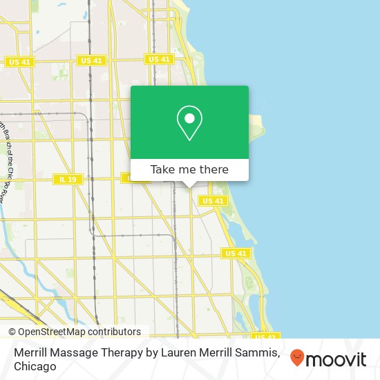 Merrill Massage Therapy by Lauren Merrill Sammis map