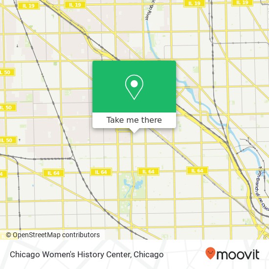 Chicago Women's History Center map