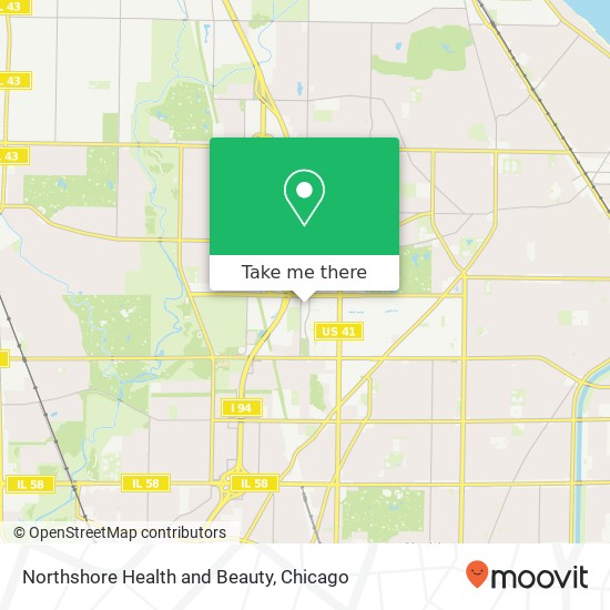 Northshore Health and Beauty map