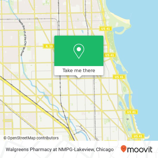 Walgreens Pharmacy at NMPG-Lakeview map