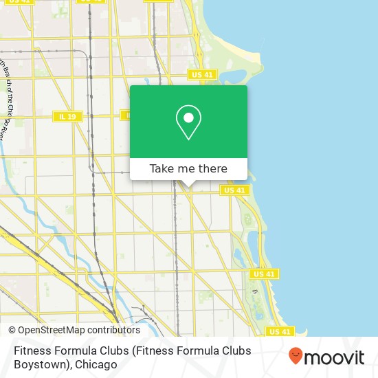 Mapa de Fitness Formula Clubs