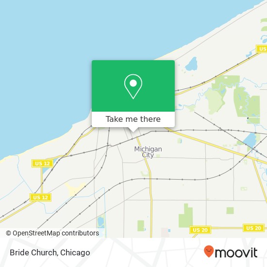 Mapa de Bride Church
