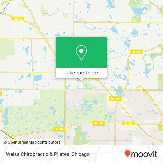 Weiss Chiropractic & Pilates map