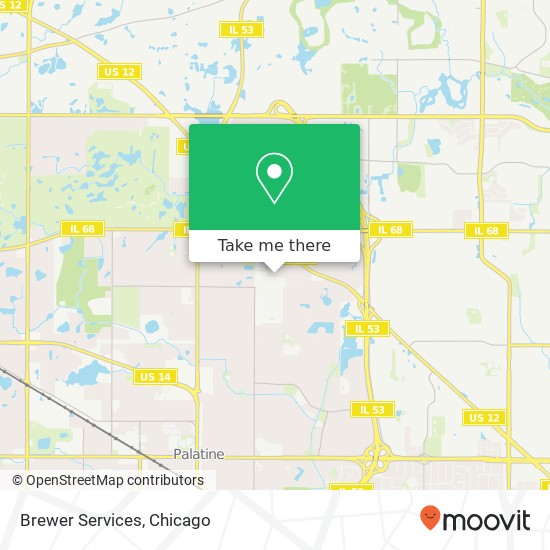 Brewer Services map
