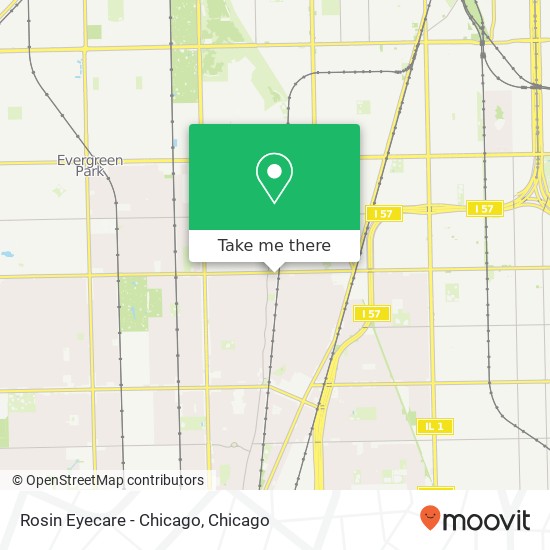 Rosin Eyecare - Chicago map