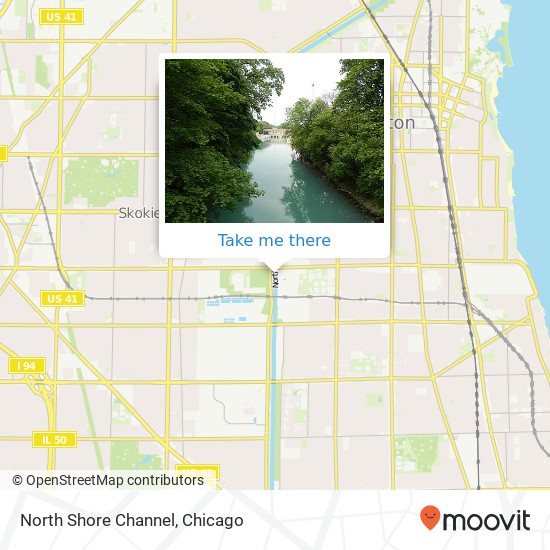 Mapa de North Shore Channel