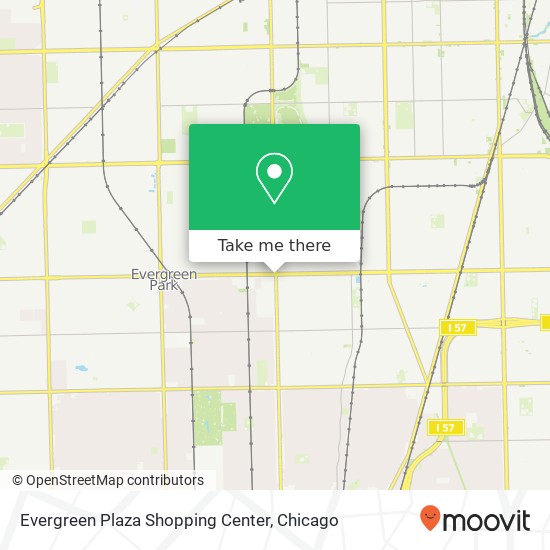 Evergreen Plaza Shopping Center map