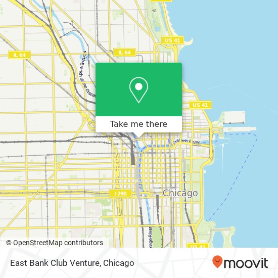 East Bank Club Venture map
