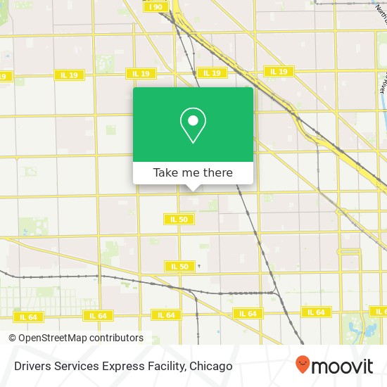 Drivers Services Express Facility map